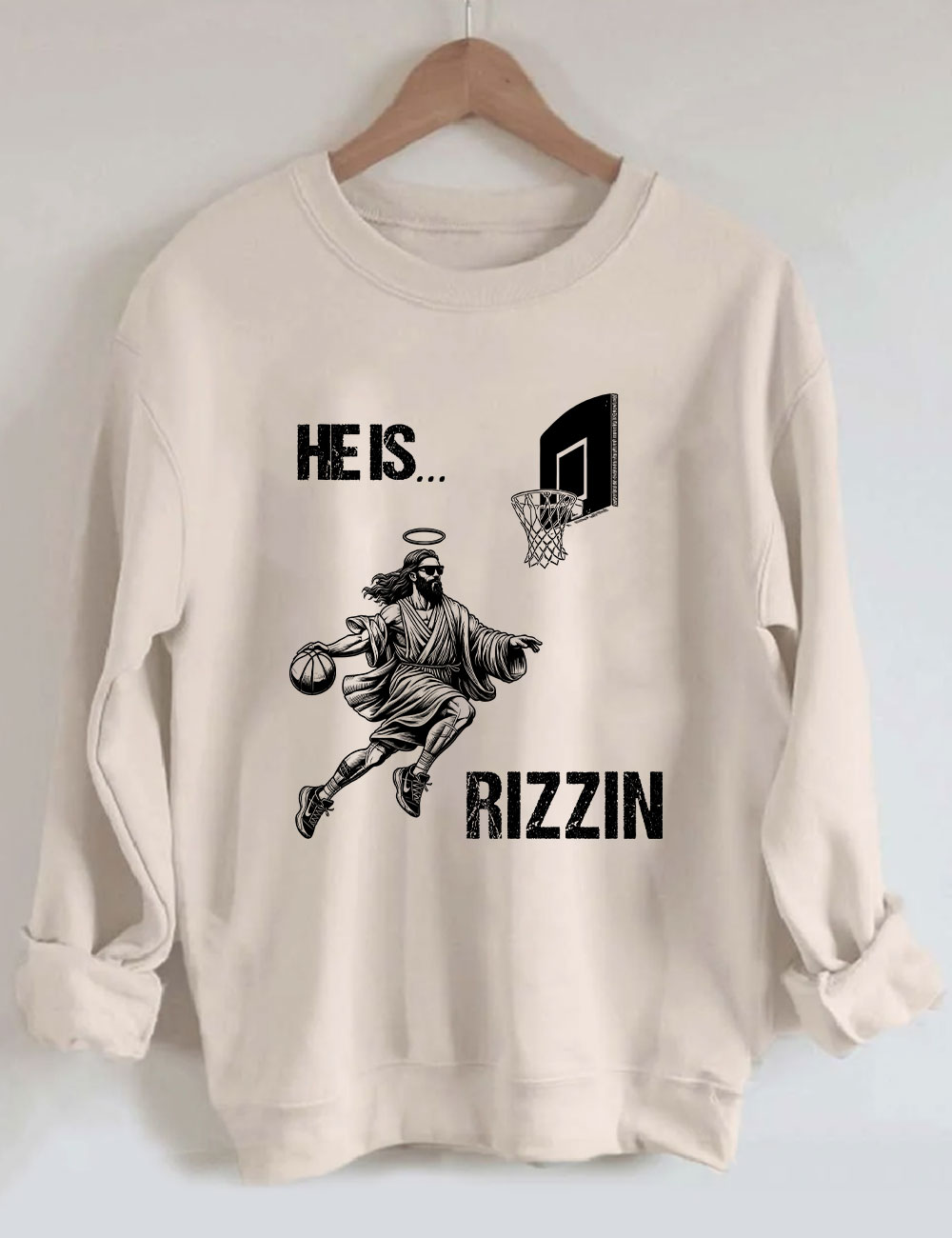 Funny Christian Basketball Sweatshirt
