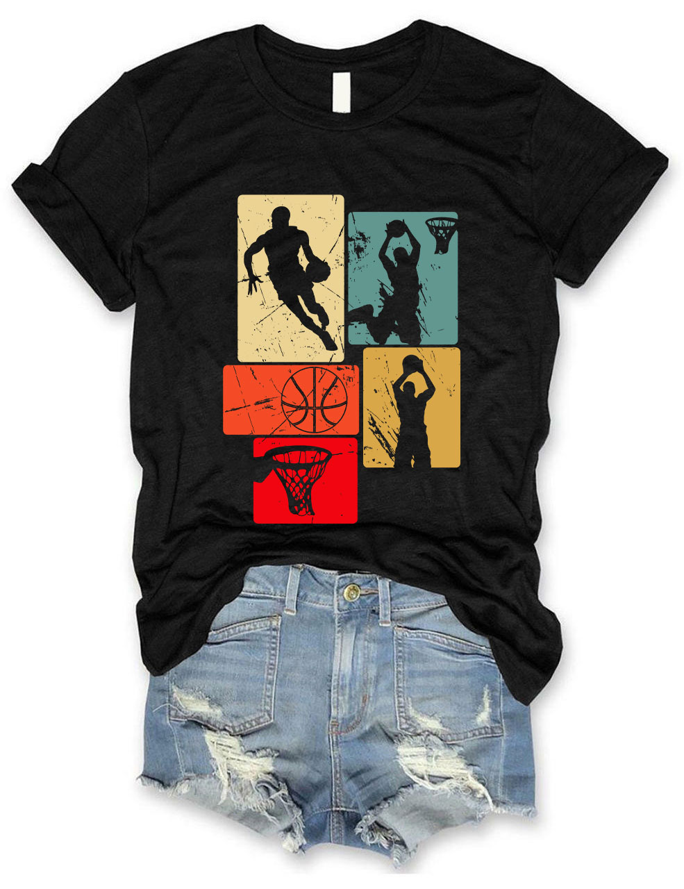 Retro Basketball T-shirt