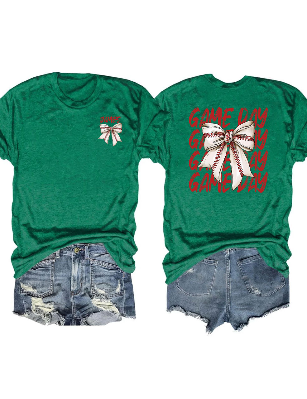 Custom Baseball Game Day T-Shirt