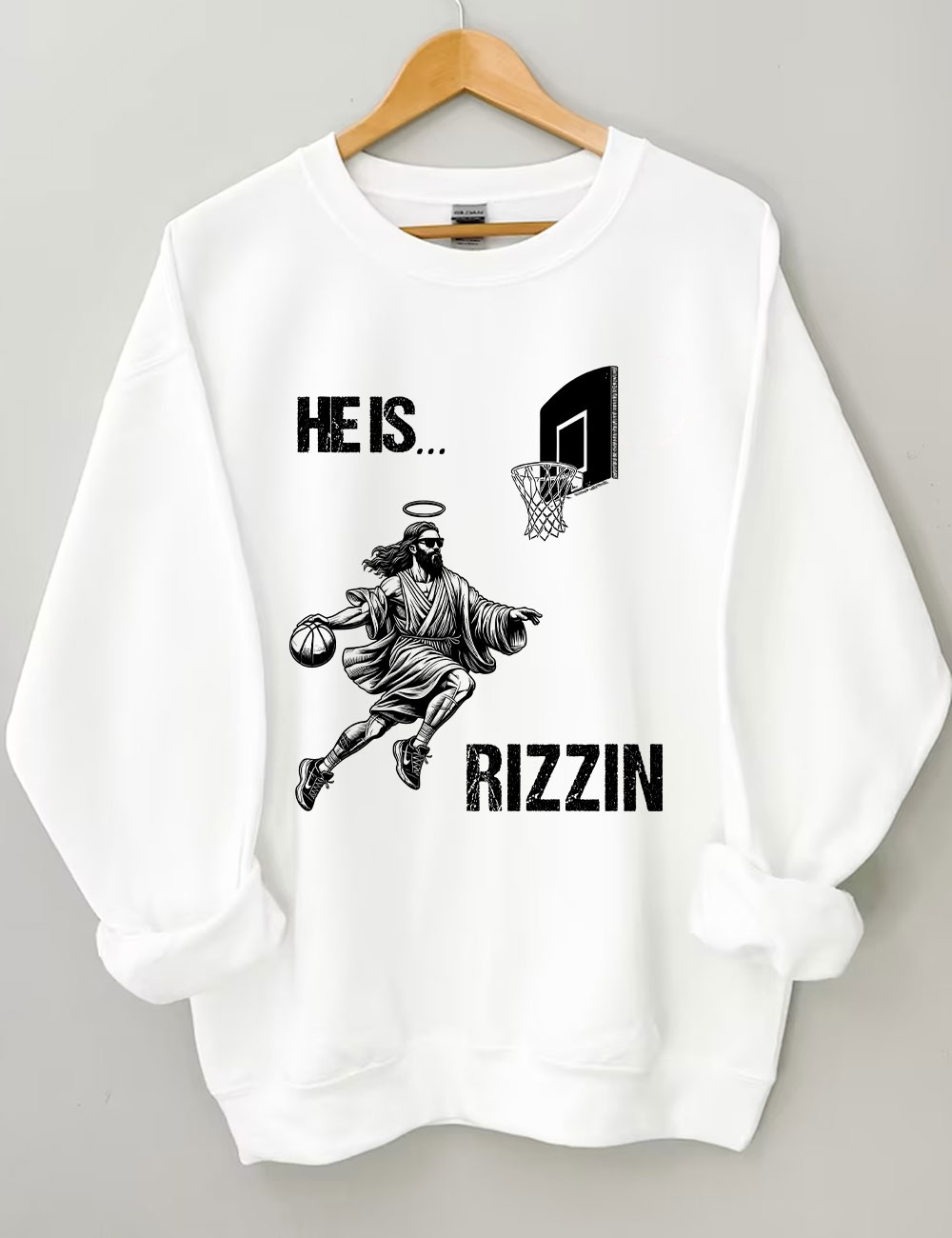 Funny Christian Basketball Sweatshirt