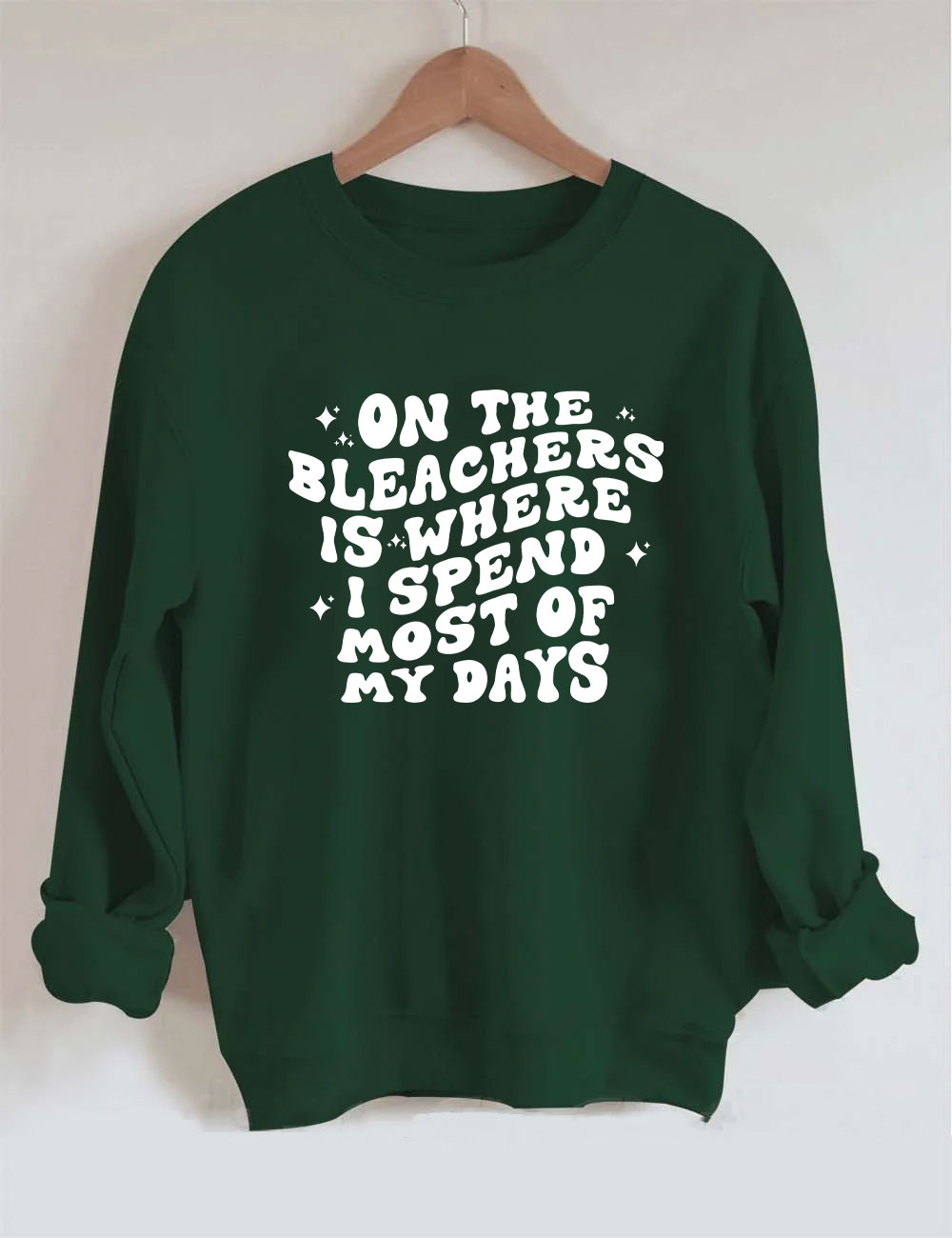 On The Bleachers Funny Basketball Sweatshirt