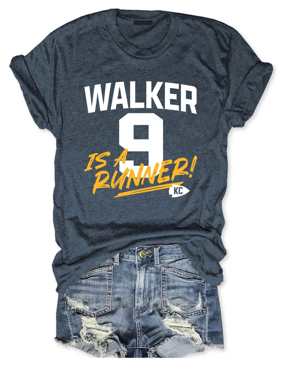 K9 Chiefs Football  Cute GhostWalker is a Runner T-Shirt