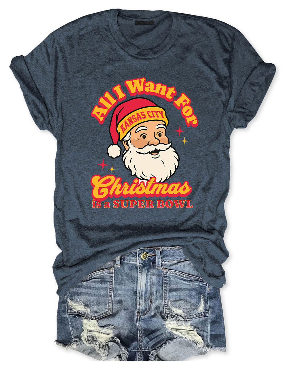 Kansas City Football Christmas T-Shirt