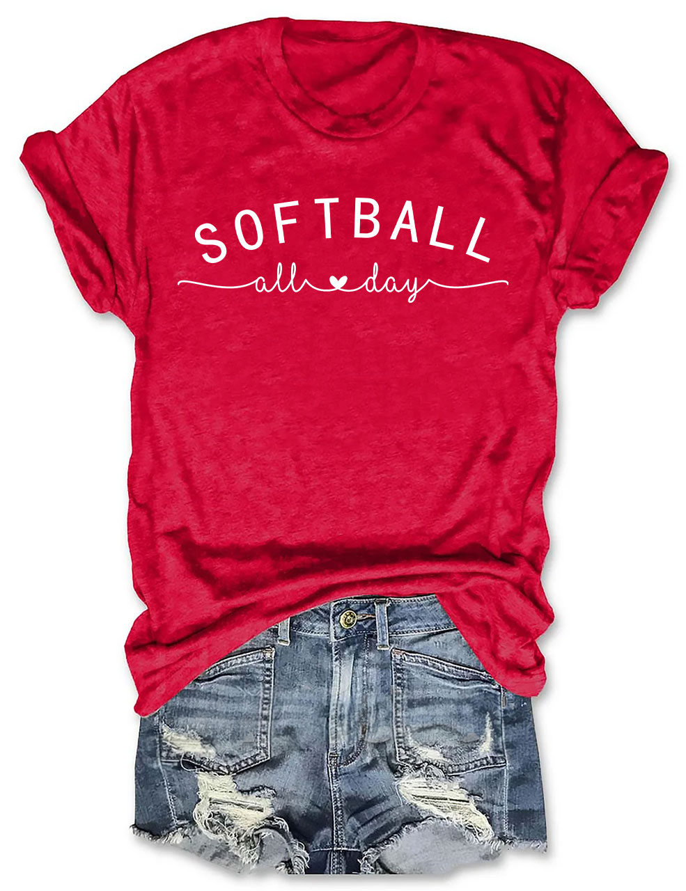 Softball All Day Custom T-shirt