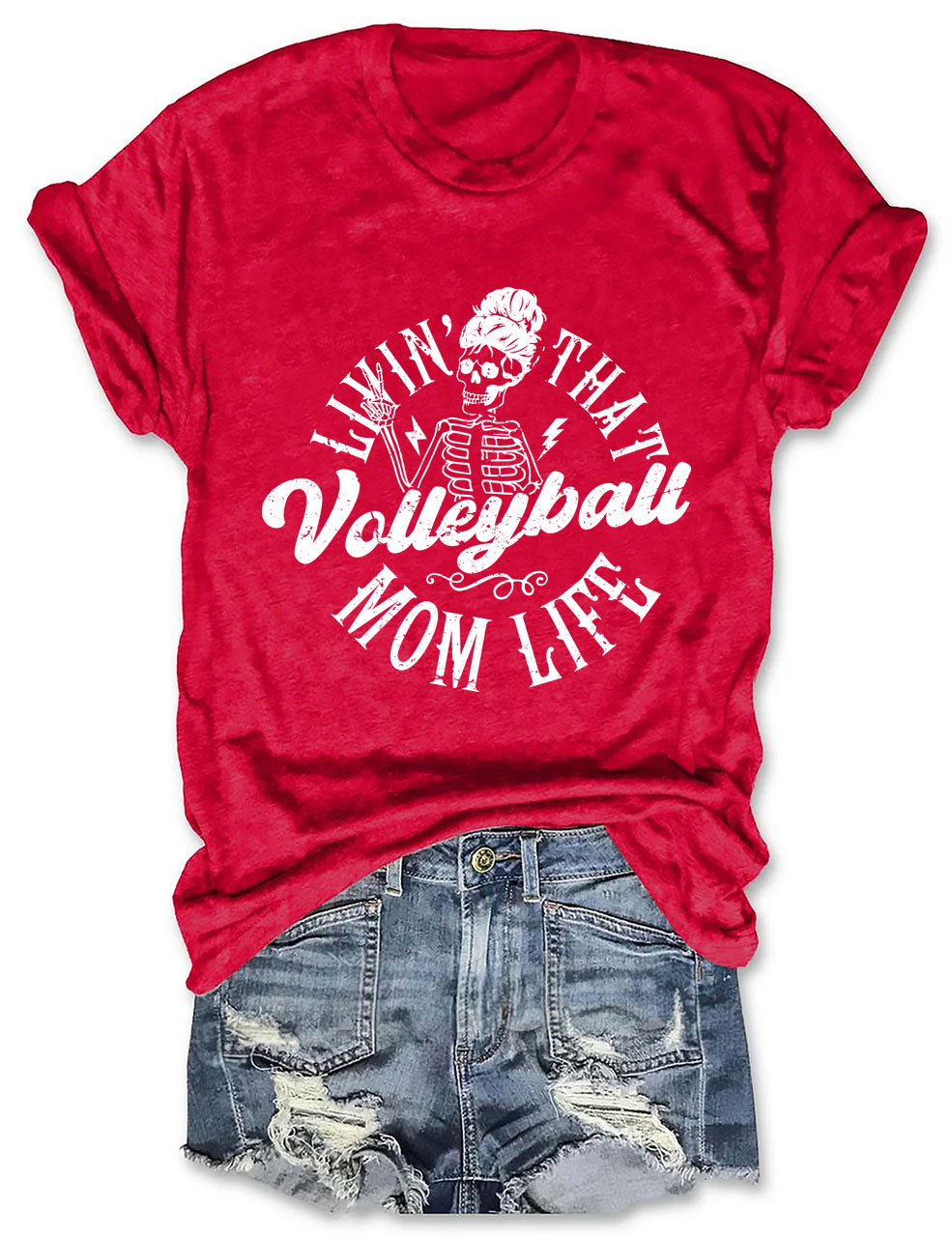 Livin' That Volleyball Mom Life T-shirt