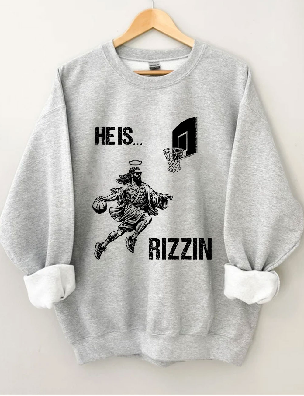Funny Christian Basketball Sweatshirt