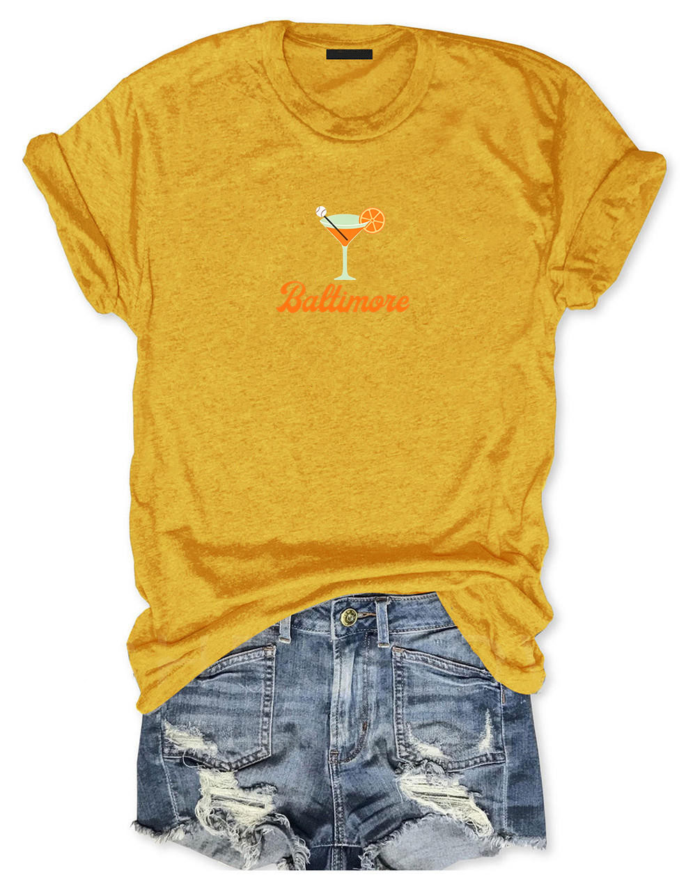 Baltimore Orioles Martini Funny T-Shirt