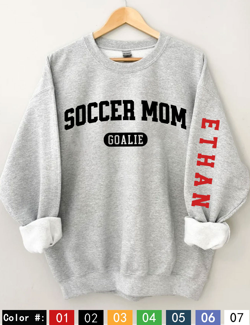 Custom  Soccer Mom Goalie Sweatshirt