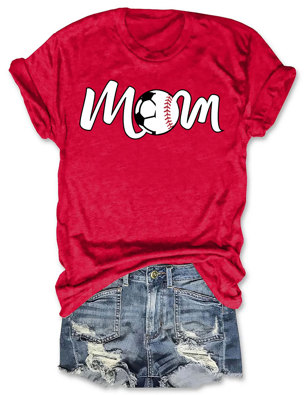 Soccer and Baseball Mom T-shirt