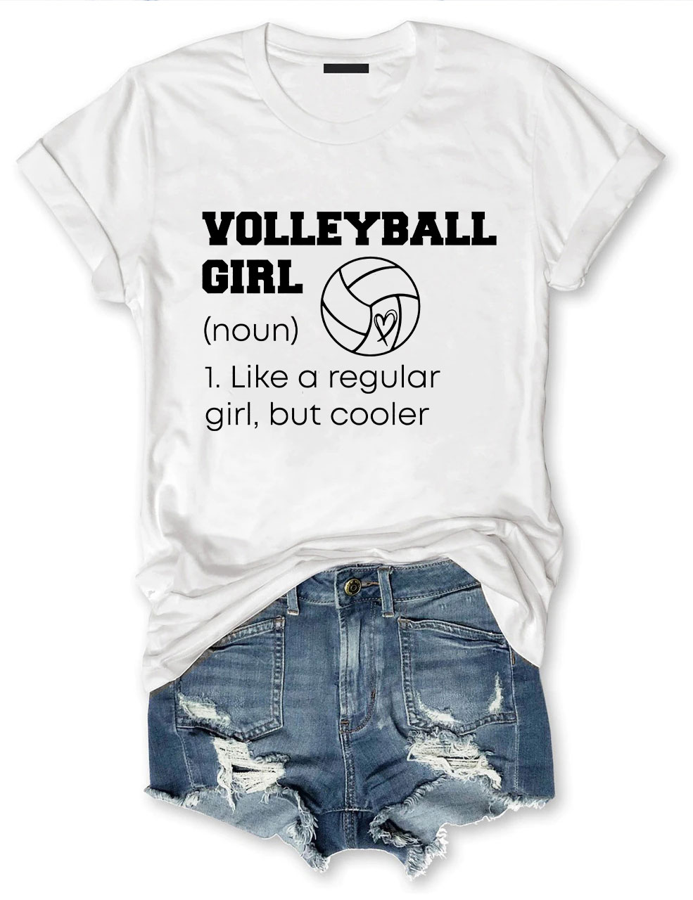 Volleyball Girl Explanation T-shirt