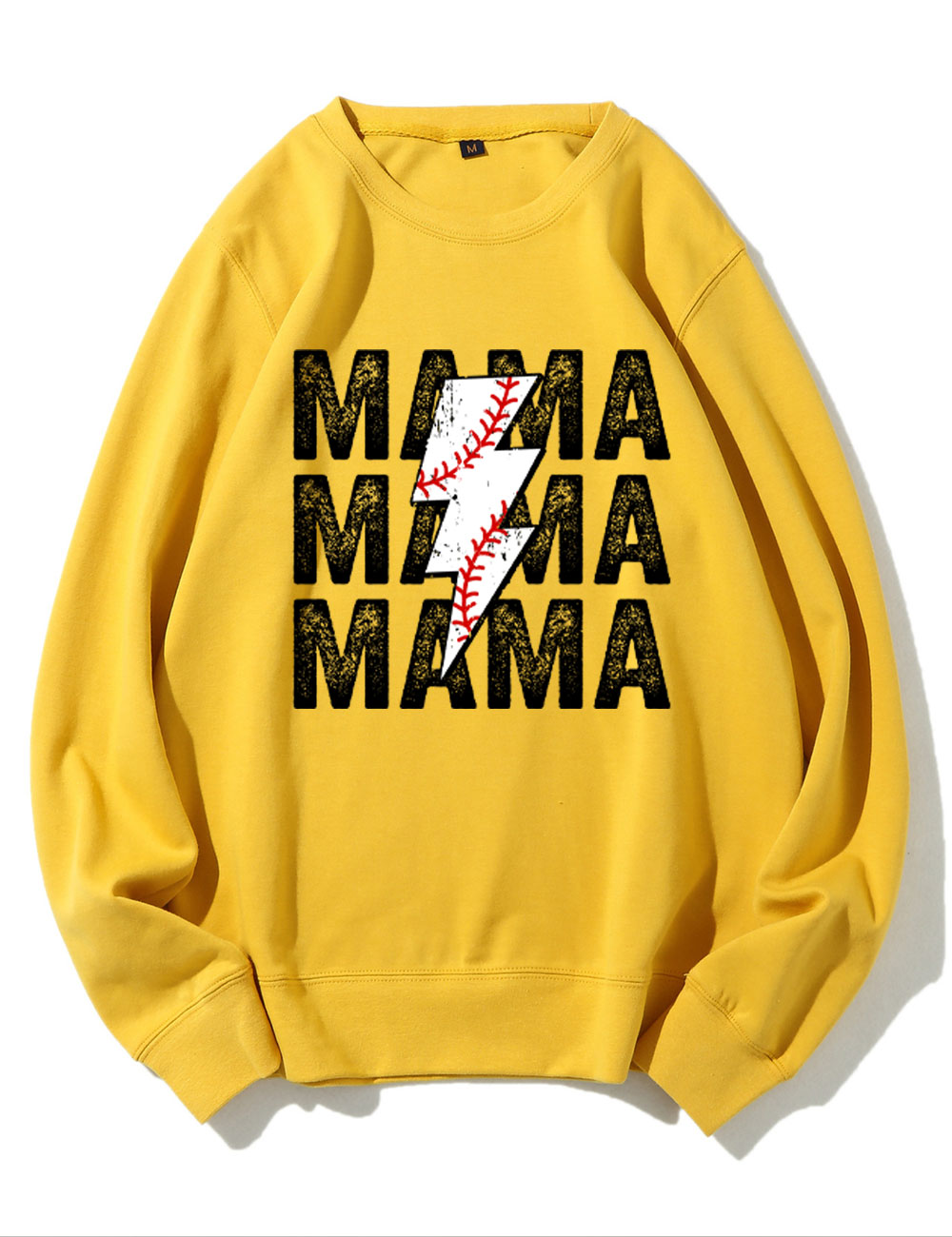 Baseball Mom Customized Number Sweatshirt