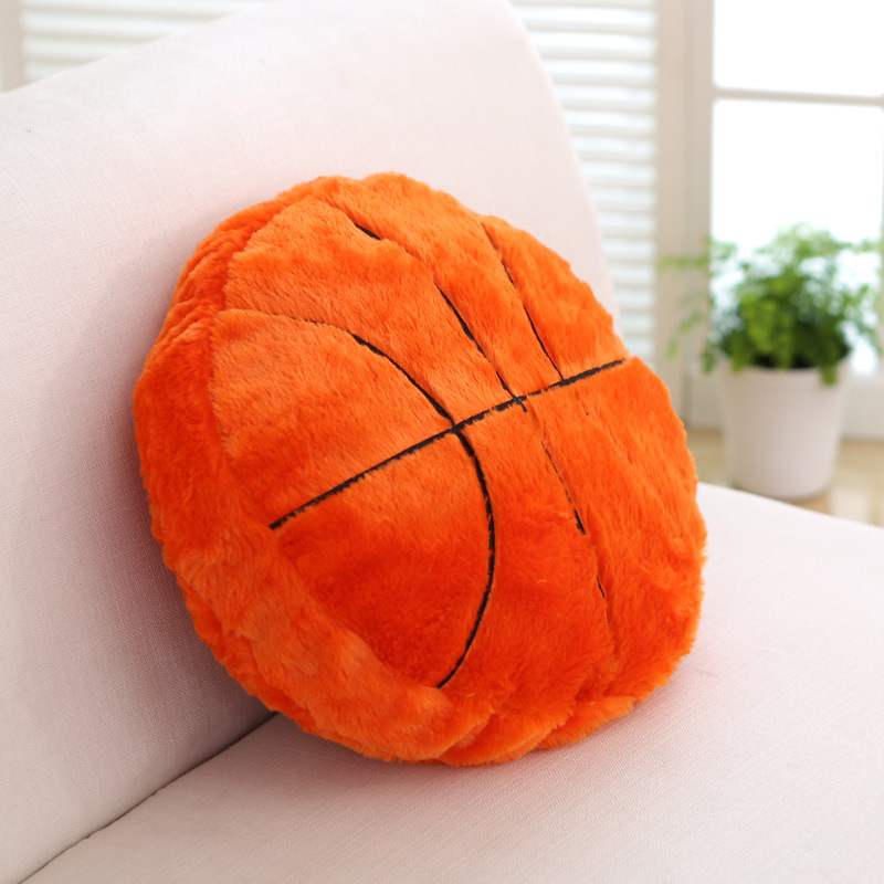 Creative Football Pillow Simulation Basketball Plush Toy Pillow Gift Cushion Doll Cushion Doll Doll Wholesale