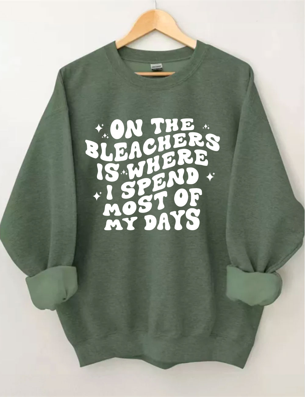 On The Bleachers Funny Basketball Sweatshirt