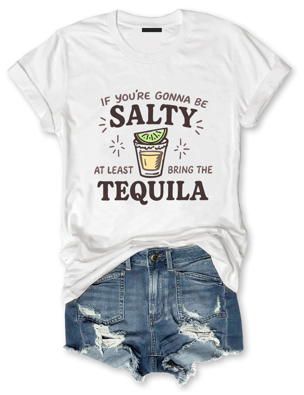 Salty Tequila Funny T-Shirt