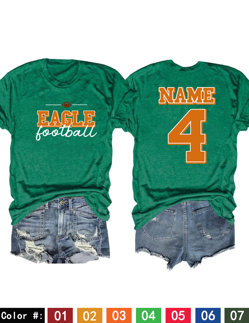 Custom Football T-shirt