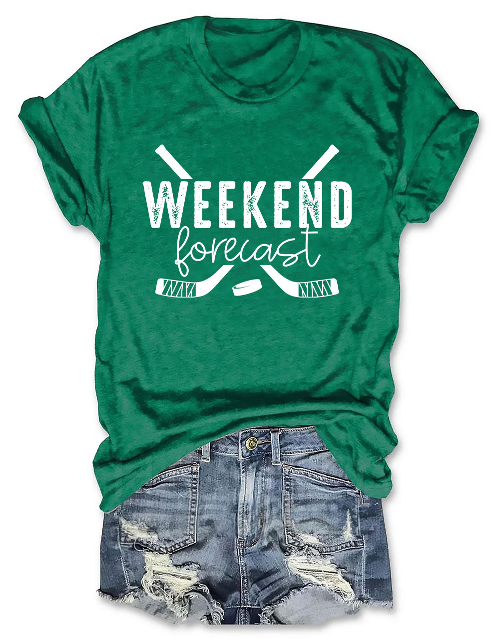 Weekend Forecast Hockey T-shirt