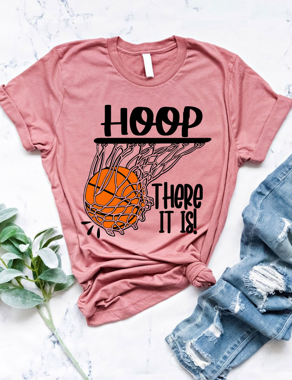 Hoop There It Is Basketball T-shirt