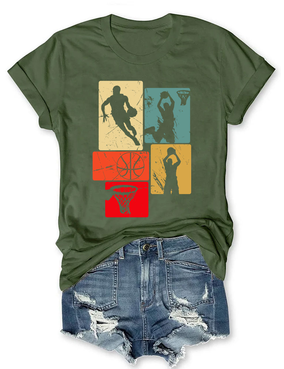 Retro Basketball T-shirt