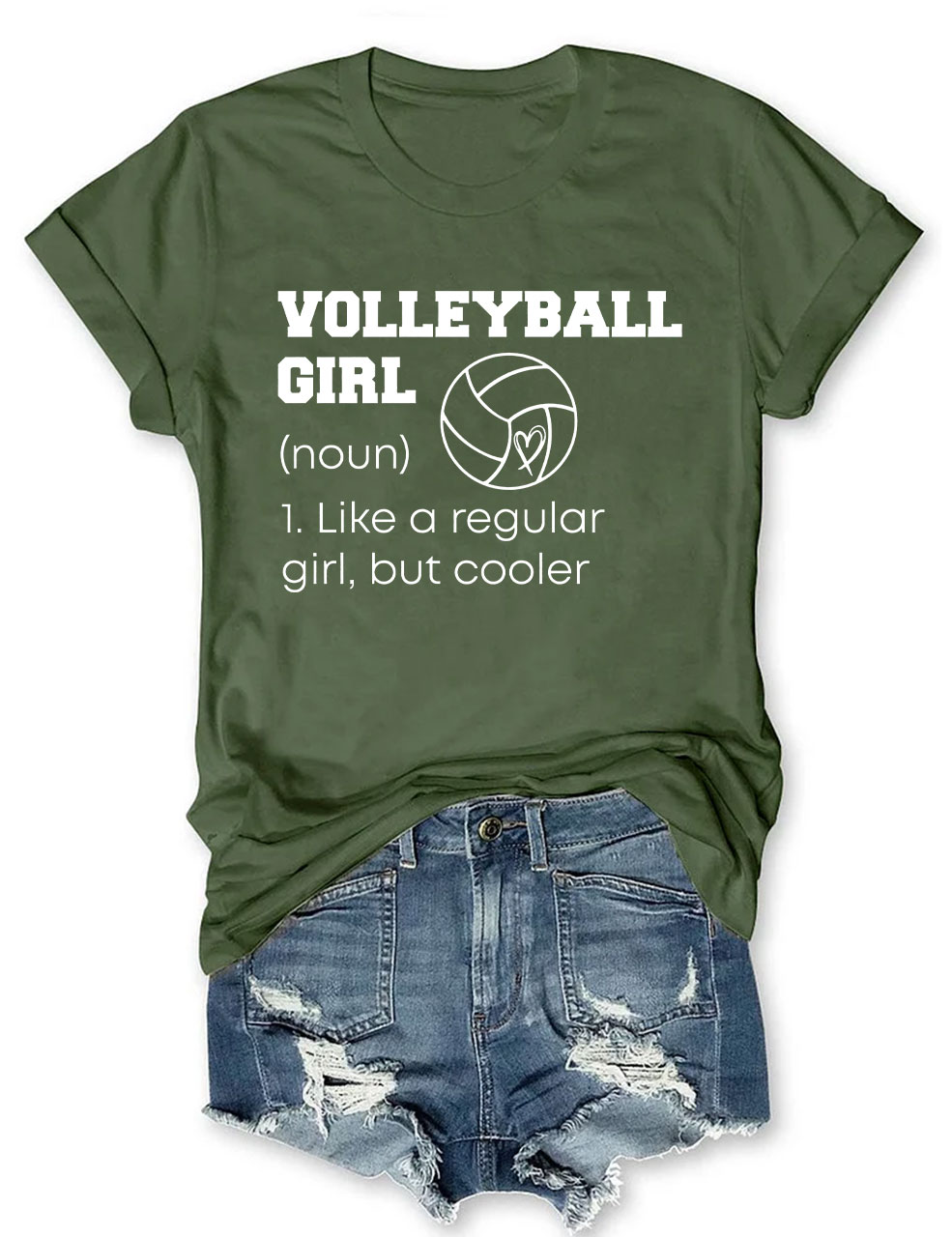 Volleyball Girl Explanation T-shirt