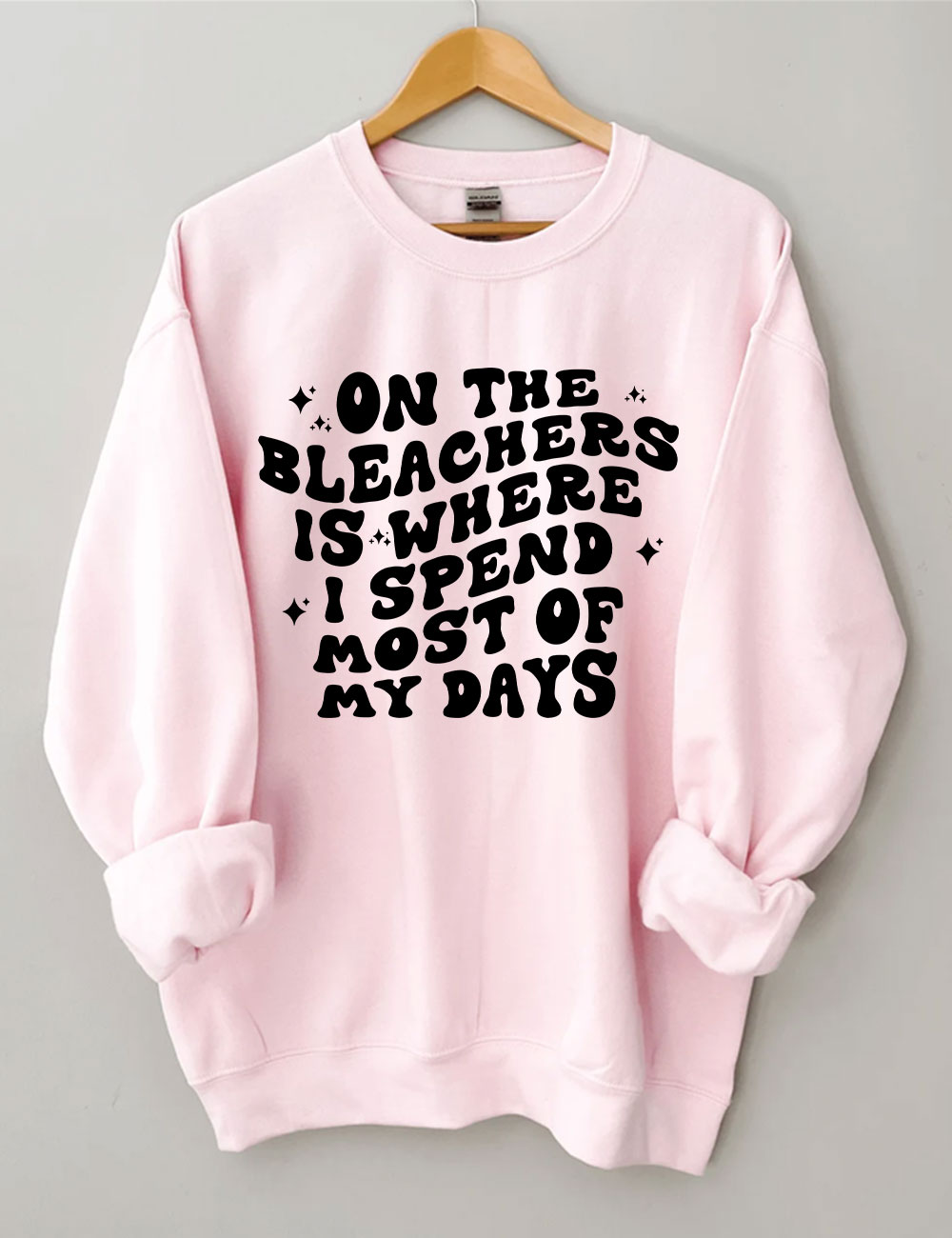 On The Bleachers Funny Basketball Sweatshirt