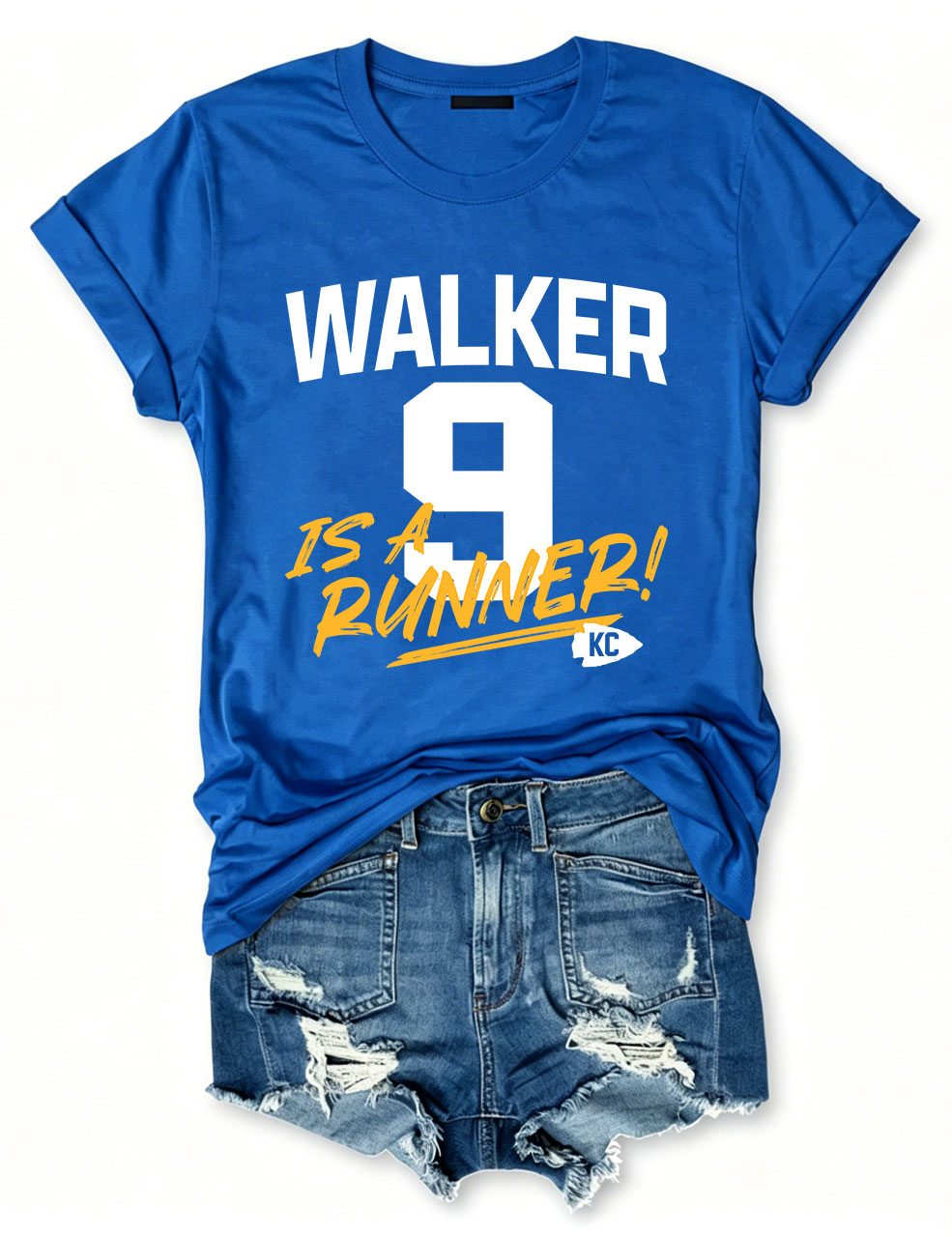 K9 Chiefs Football  Cute GhostWalker is a Runner T-Shirt