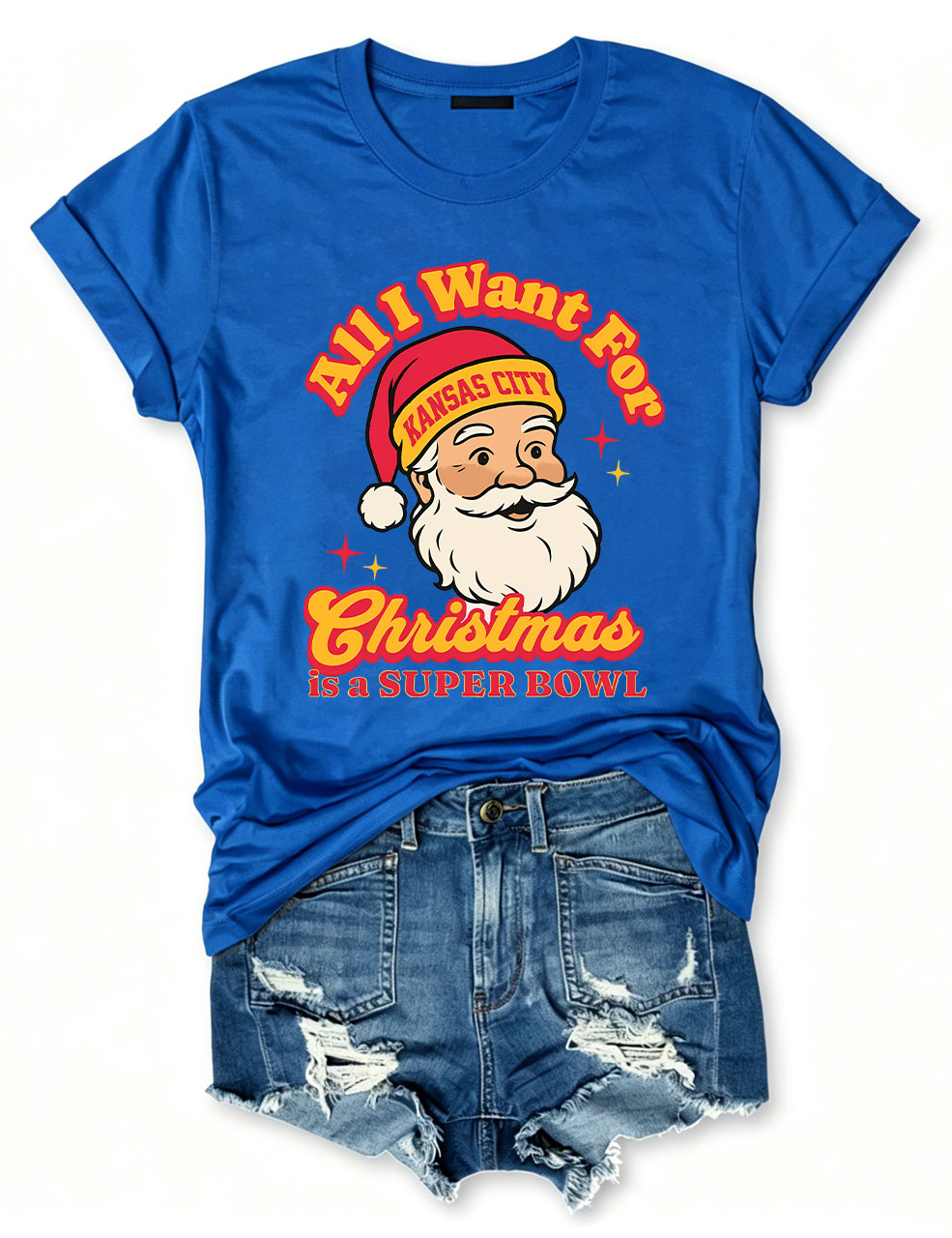Kansas City Football Christmas T-Shirt