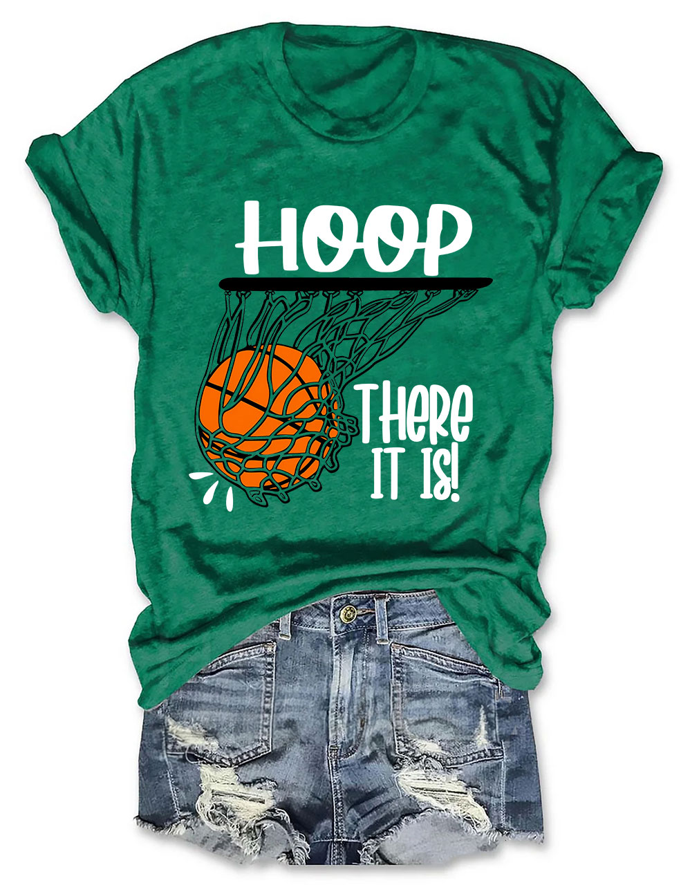 Hoop There It Is Basketball T-shirt