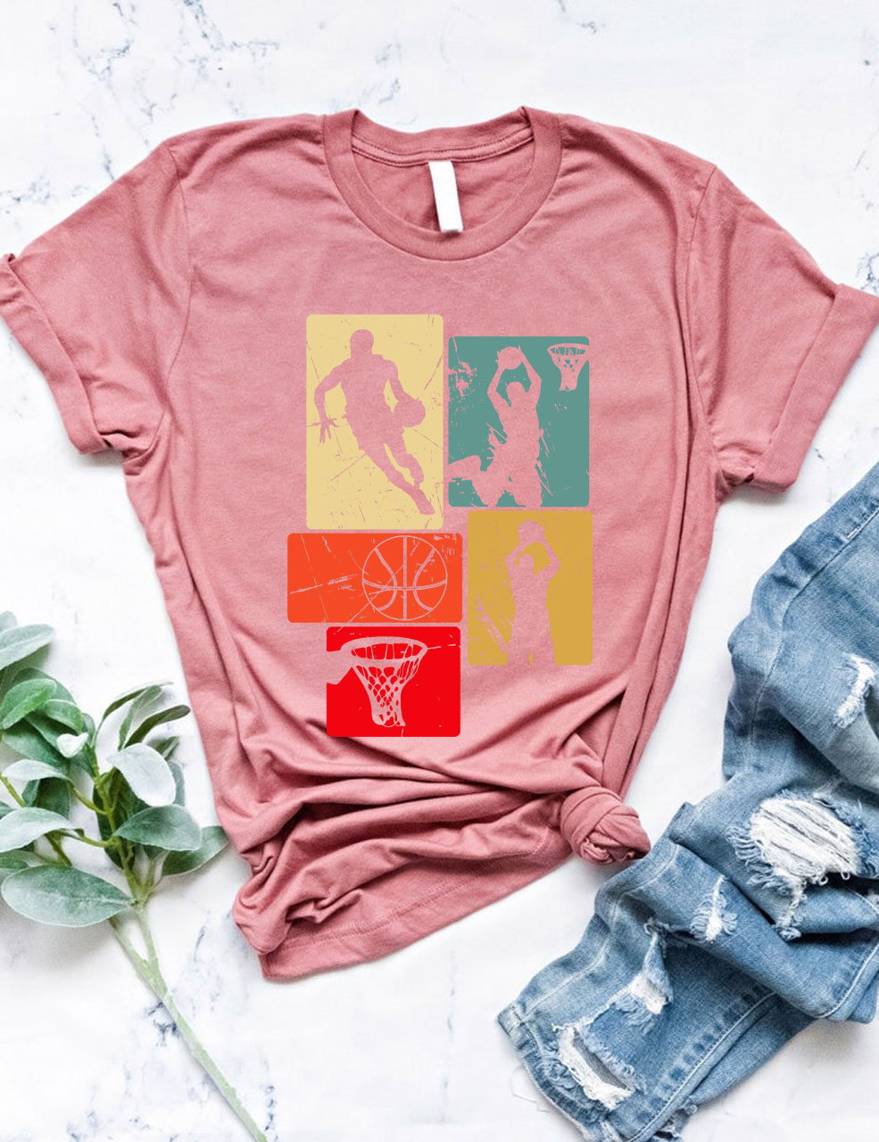 Retro Basketball T-shirt