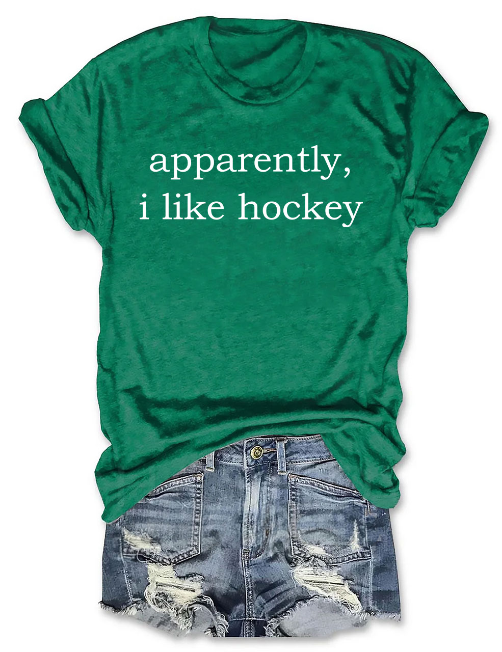Apparently, I Like Hockey T-shirt