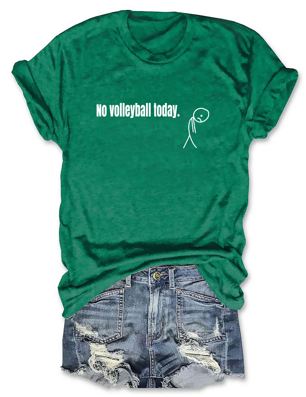 No Volleyball Today Funny T-shirt