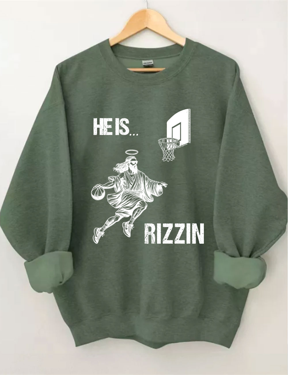 Funny Christian Basketball Sweatshirt