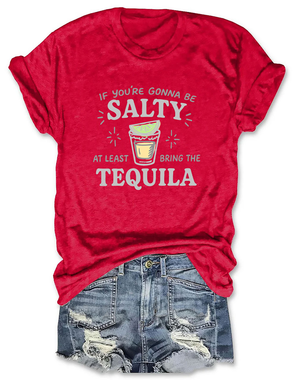 Salty Tequila Funny T-Shirt