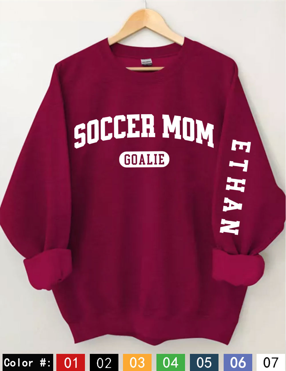 Custom  Soccer Mom Goalie Sweatshirt