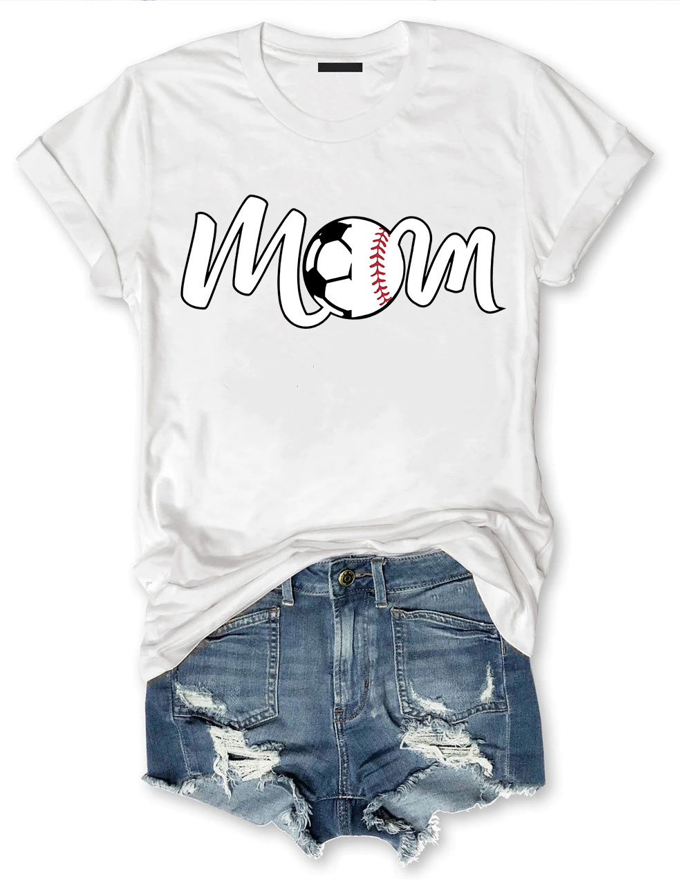 Soccer and Baseball Mom T-shirt