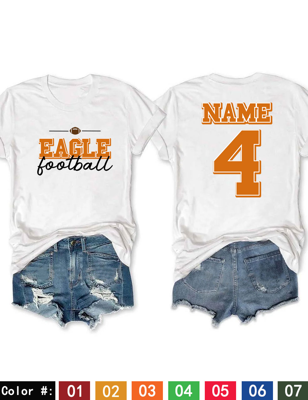 Custom Football T-shirt