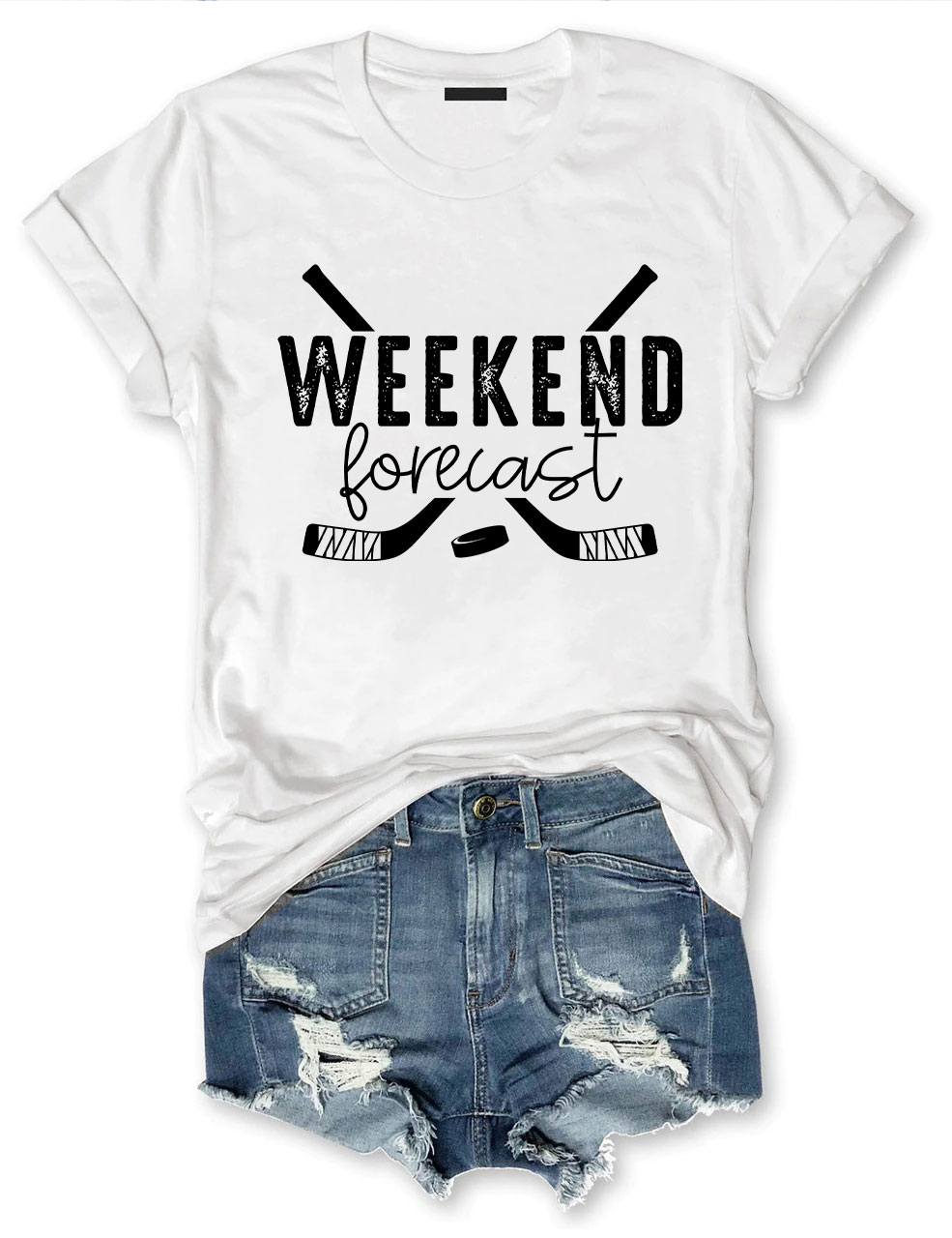Weekend Forecast Hockey T-shirt