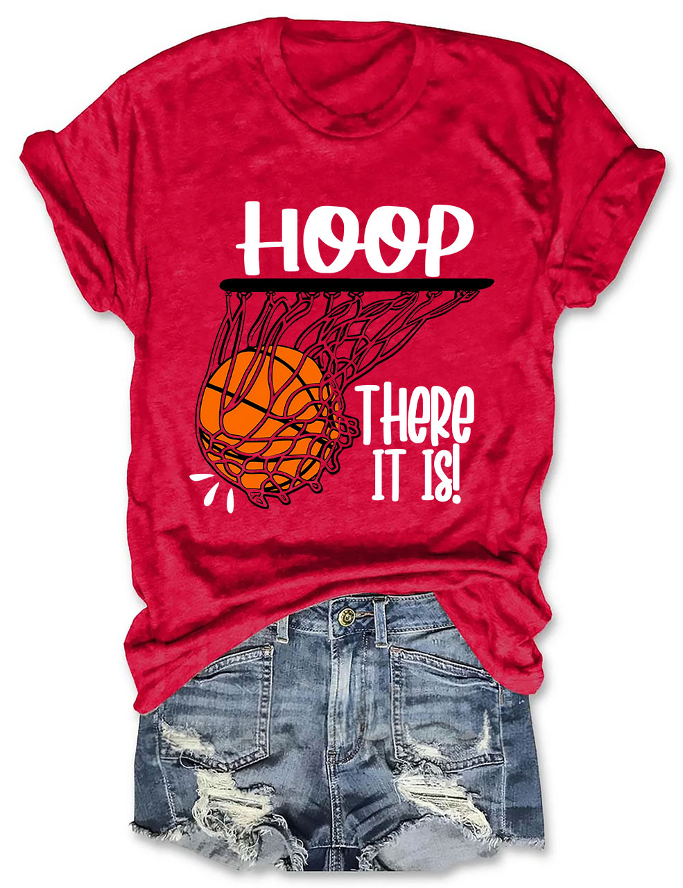 Hoop There It Is Basketball T-shirt