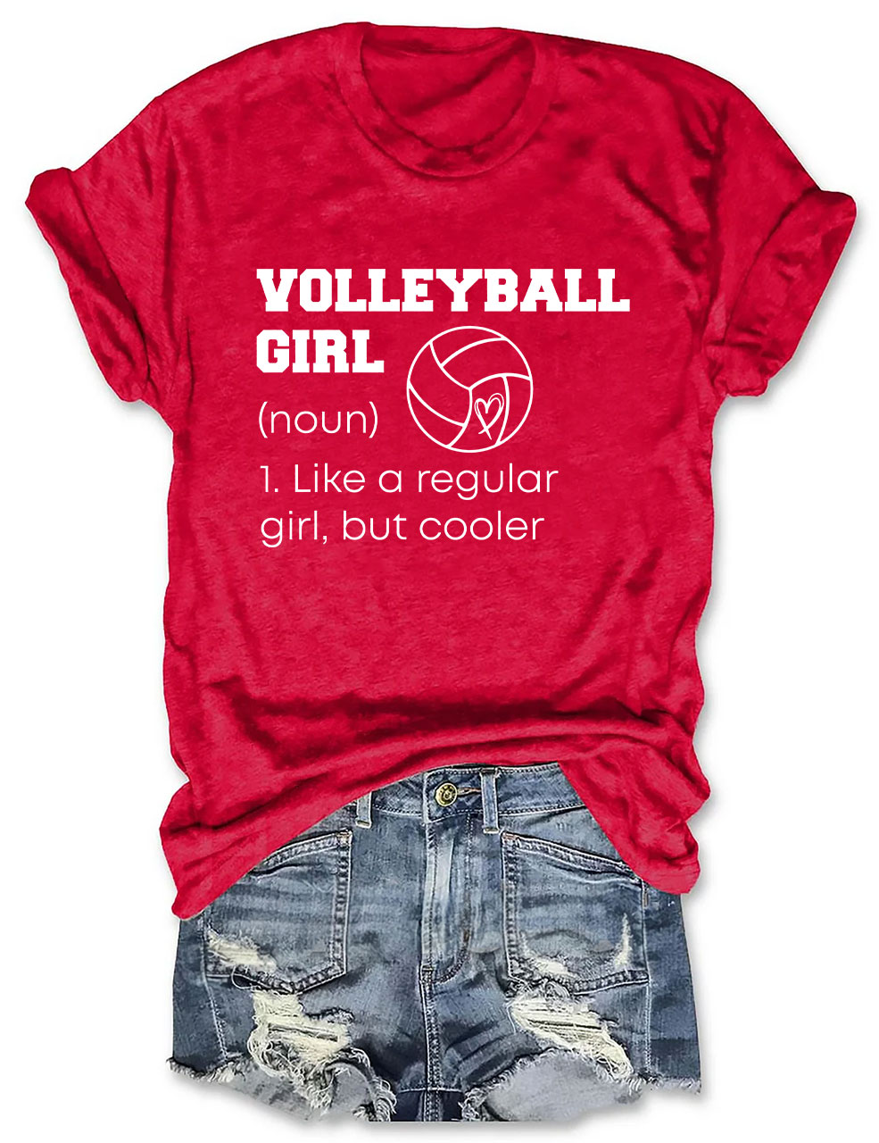 Volleyball Girl Explanation T-shirt