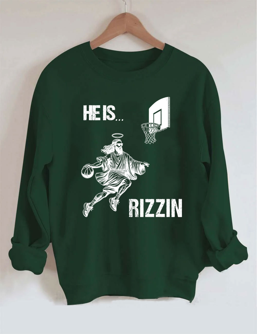 Funny Christian Basketball Sweatshirt