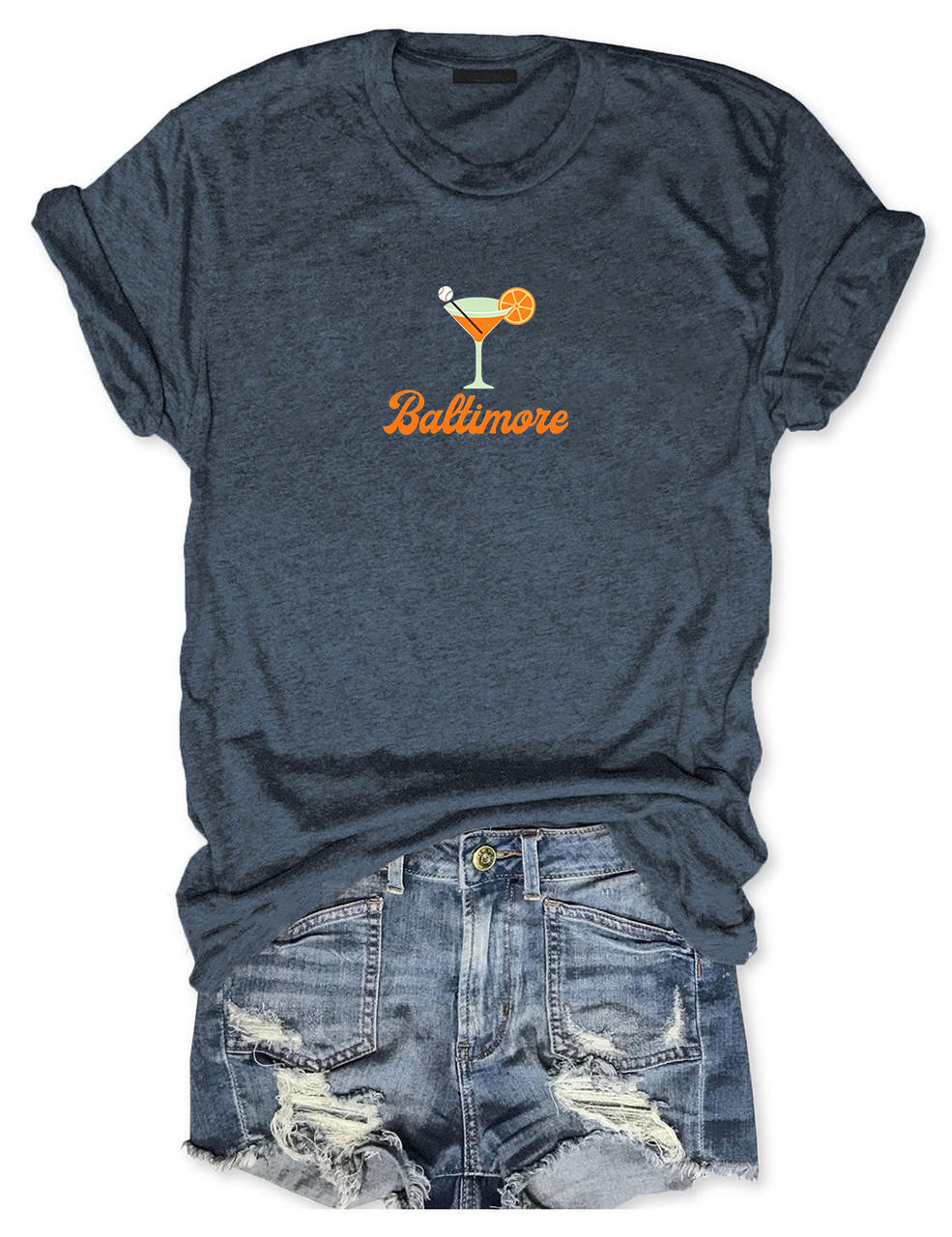 Baltimore Orioles Martini Funny T-Shirt