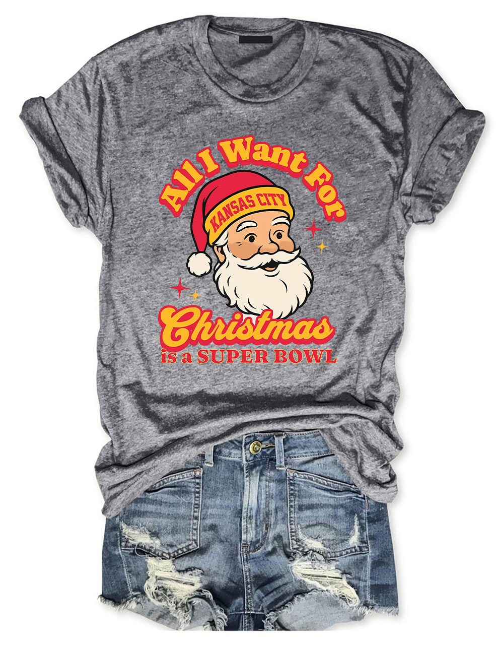 Kansas City Football Christmas T-Shirt