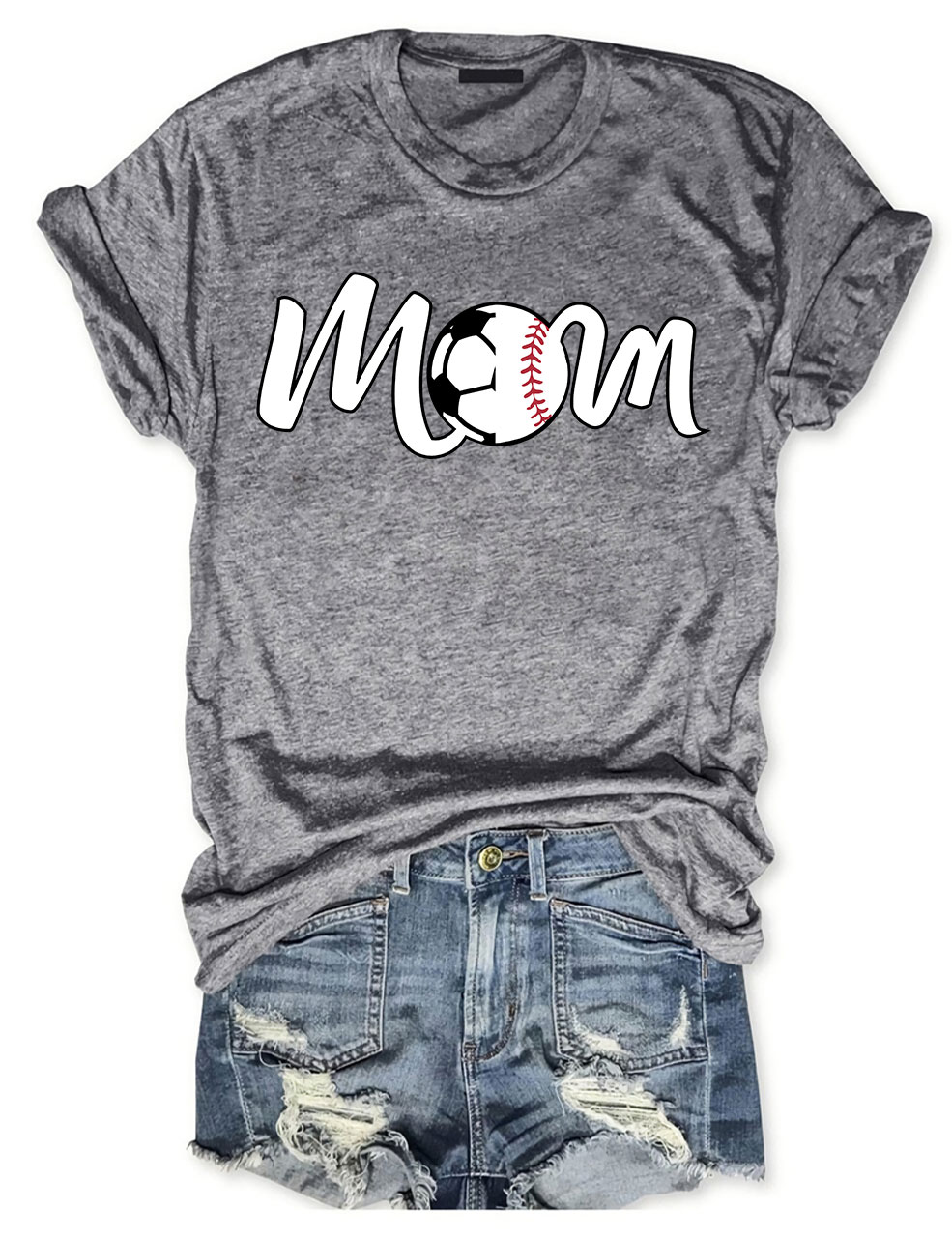 Soccer and Baseball Mom T-shirt