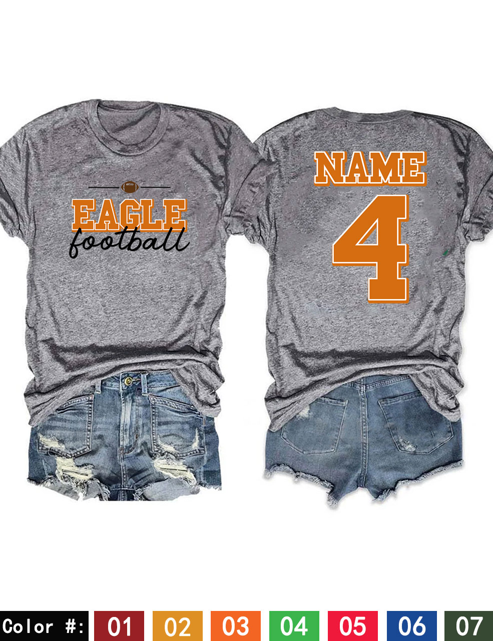 Custom Football T-shirt