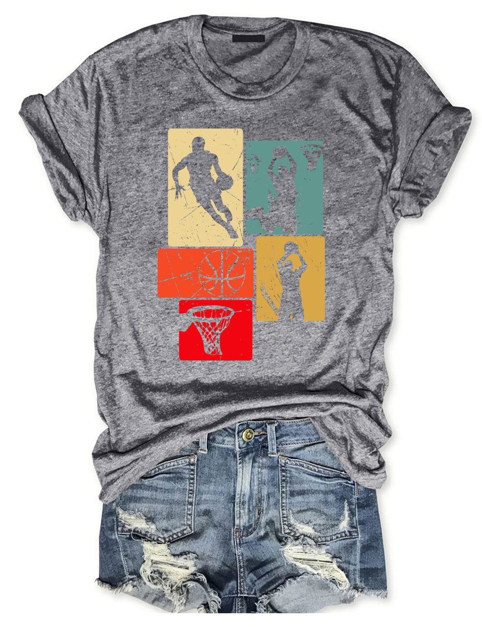 Retro Basketball T-shirt