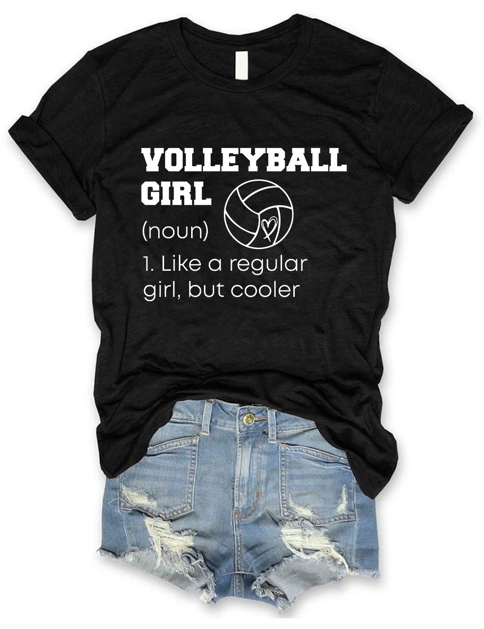 Volleyball Girl Explanation T-shirt