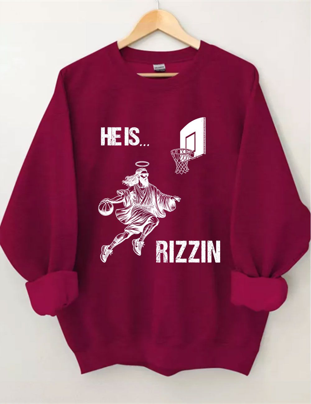 Funny Christian Basketball Sweatshirt