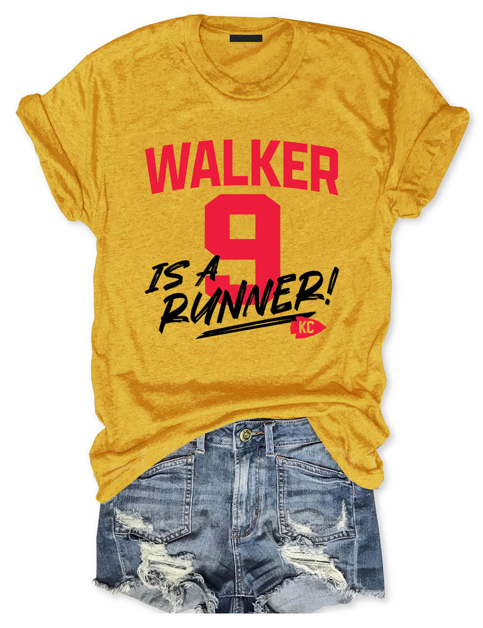K9 Chiefs Football  Cute GhostWalker is a Runner T-Shirt