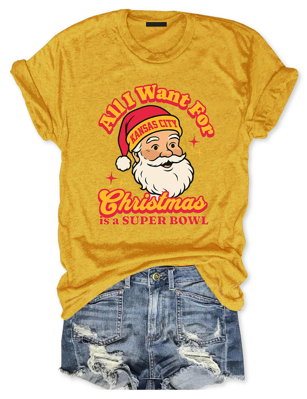 Kansas City Football Christmas T-Shirt