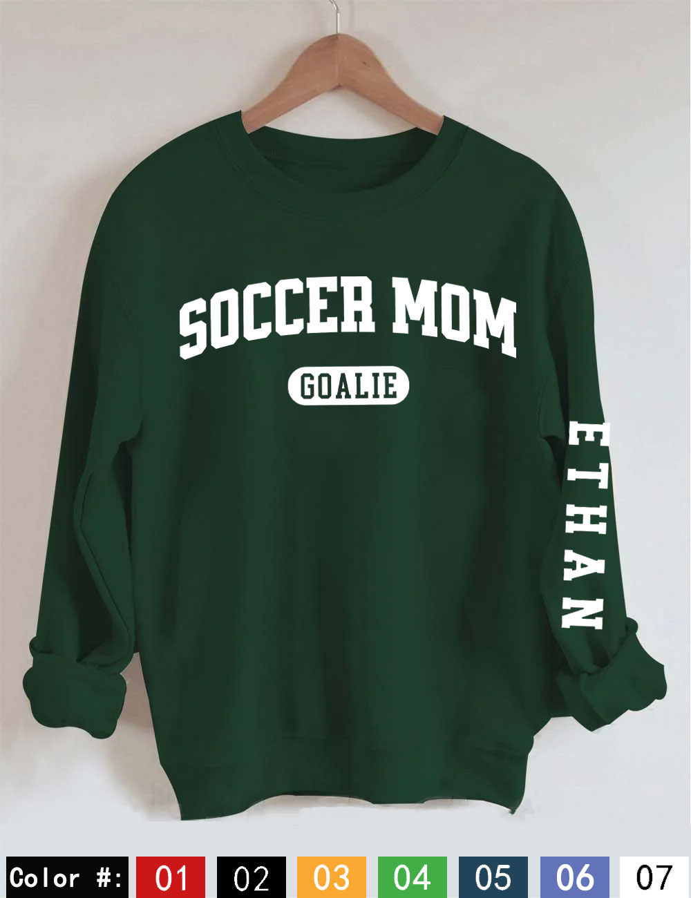Custom  Soccer Mom Goalie Sweatshirt