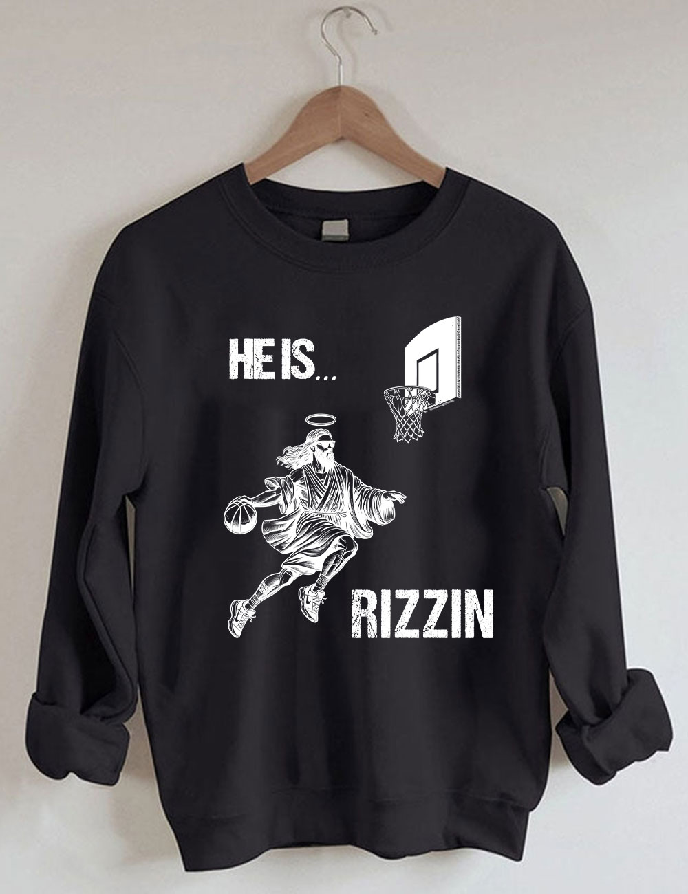 Funny Christian Basketball Sweatshirt